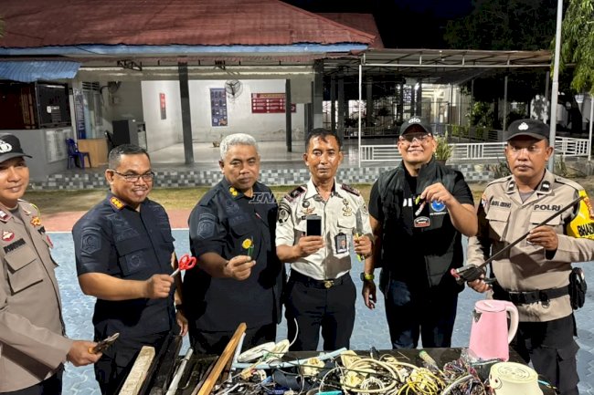 Perkuat Pengawasan, Lapas Palu Sisir Blok Hunian Lewat Razia Gabungan