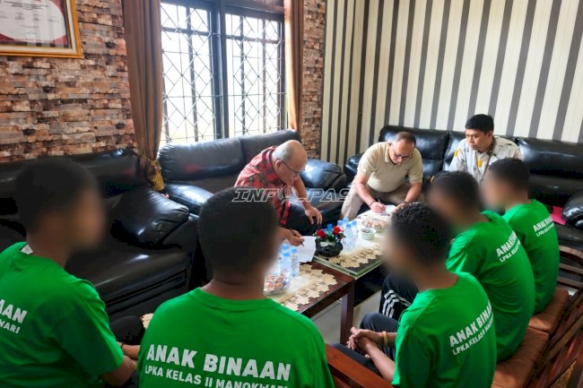 LPKA Manokwari Terima Pelaksanaan Wasmat terhadap Lima Anak Binaan