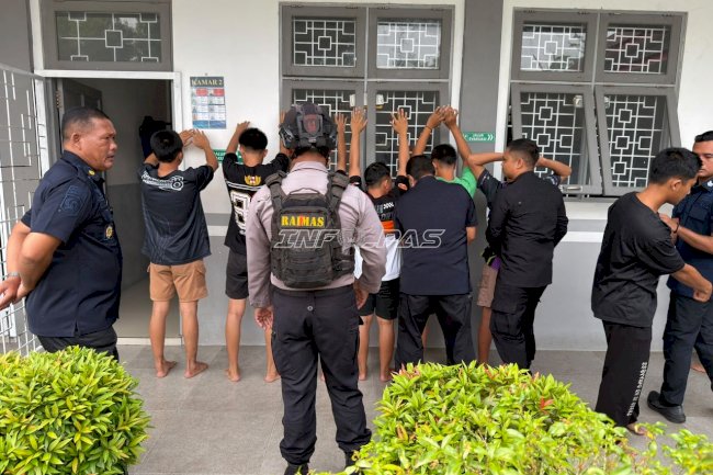 Gandeng APH, LPKA Palangka Raya Gelar Razia dan Tes Urine