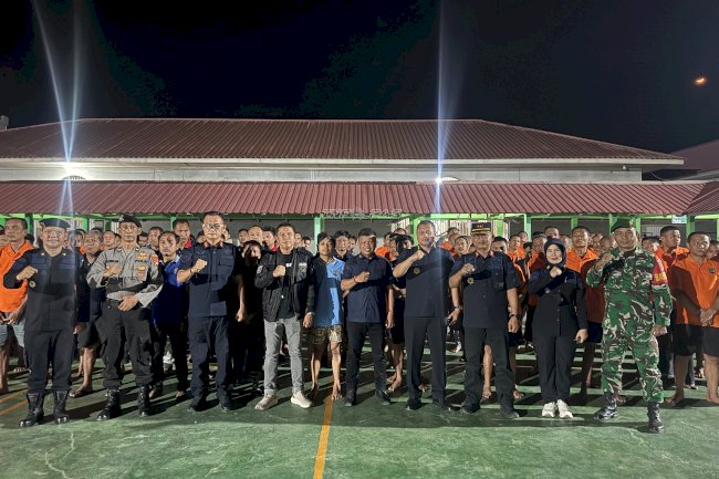 Kanwil Ditjenpas Sulbar Kawal Razia dan Tes Urine Acak di Lapas Polewali bersama APH