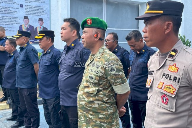 Lapas Kotabaru Gelar Razia dan Tes Urine bersama TNI-Polri