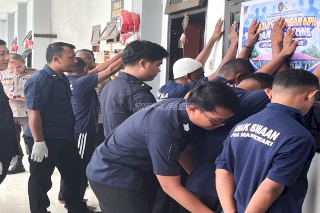 LPKA Manokwari Gelar Razia Gabungan, Perkuat Deteksi Dini Gangguan Kamtib