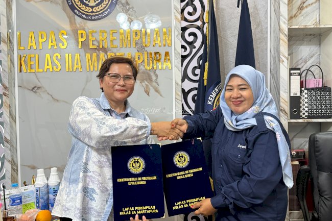 Lapas Perempuan Martapura Jalin Kerja Sama Pengelolaan Sampah dengan Bank Sampah Sekumpul