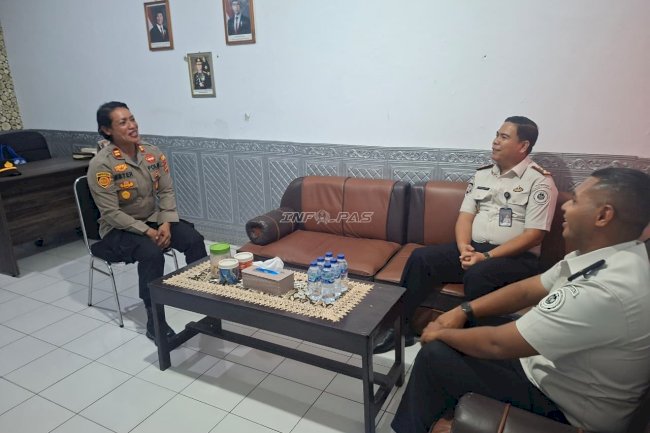 Karutan Ambon Kunjungi Polsek Baguala, Perkuat Koordinasi Keamanan