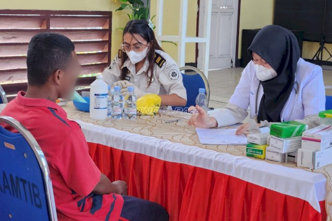 Pastikan Hak Medis Terpenuhi, Lapas Tual Gelar Pemeriksaan Kesehatan Berkala bagi Warga Binaan