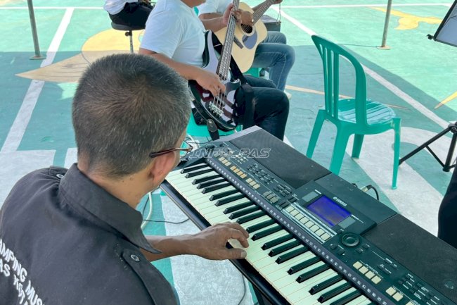 Asah Kreativitas dan Kekompakan, Warga Binaan Lapas Kotabaru Aktif Bermusik