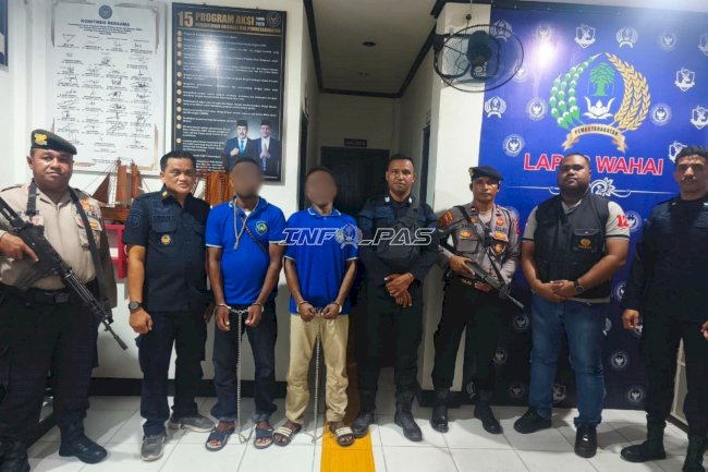 Atasi Overcrowding, Lapas Ambon Pindahkan Dua Warga Binaan ke Lapas Wahai