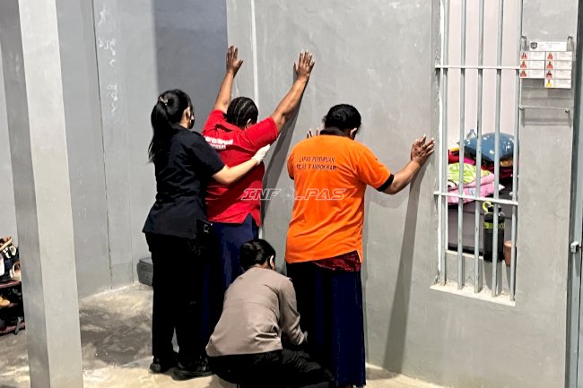 Kanwil Ditjenpas Papua Barat Gelar Razia dan Tes Urine di Lapas Perempuan Manokwari