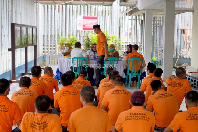 45 Warga Binaan Lapas Pangkalpinang Jalani VCT Mobile dan Skrining Penyakit Menular