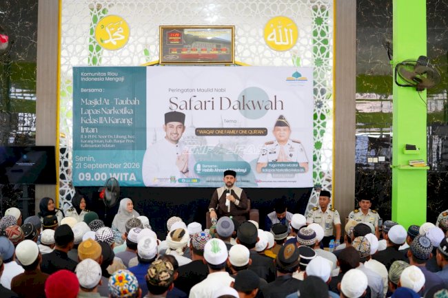 Lapas Narkotika Karang Intan Nyalakan Harapan Perubahan, Habib Ahmad Al Habsyi Ajak Warga Binaan Berbenah