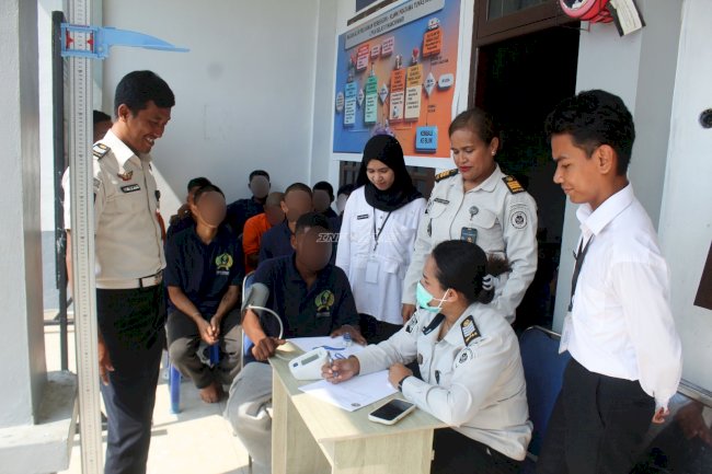 LPKA Manokwari Gelar Posyandu Remaja, Berikan Layanan Kesehatan bagi Anak Binaan dan Tahanan