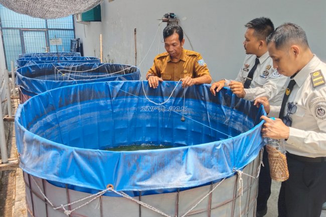 LPKA Pangkalpinang Gandeng DKP Babel Kembangkan Budidaya Perikanan untuk Ketahanan Pangan