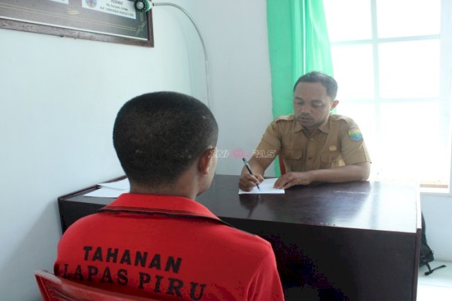 Cek Kesehatan Tahanan Baru, Lapas Piru Koordinasikan Suspek Kusta dengan Puskesmas Piru