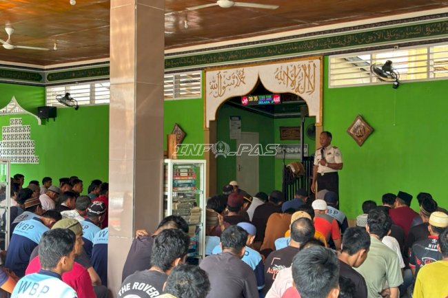 Perkuat Pembinaan Kepribadian, Lapas Tolitoli Gelar Tausiyah Keagamaan