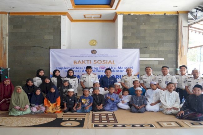 Lapas Banjarbaru Salurkan Bantuan kepada Panti Asuhan Ar Rahmah