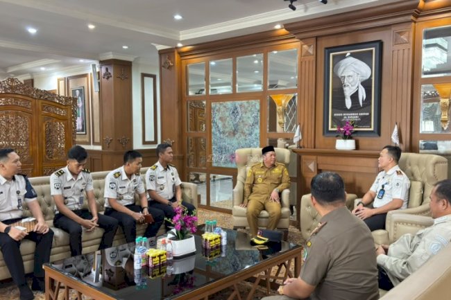 Bahas Ketahanan Pangan dan Sarpras, Rutan Marabahan Jalin Koordinasi dengan Pemkab Barito Kuala