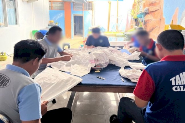 Kaos Sasirangan Karya Warga Binaan Lapas Banjarmasin Mulai Diminati