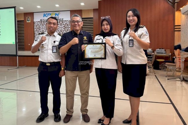 Pertama Kali, Bapas Palu Raih Penghargaan IKPA Terbaik dari KPPN
