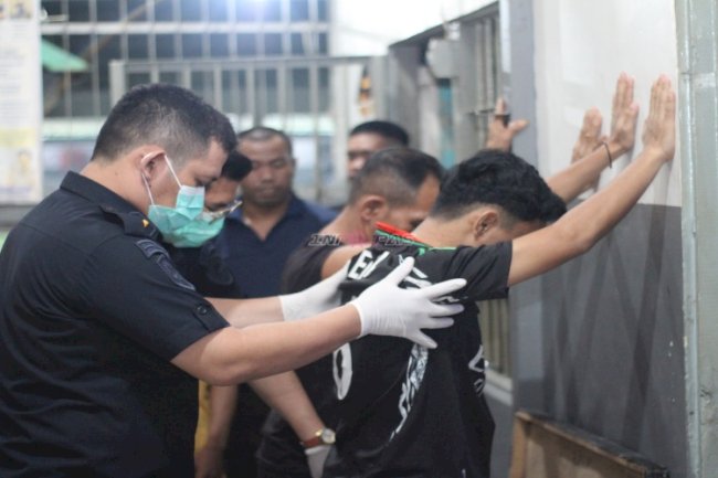 Kanwil Ditjenpas Kalbar Kawal Razia Gabungan dan Tes Urine di Lapas Pontianak