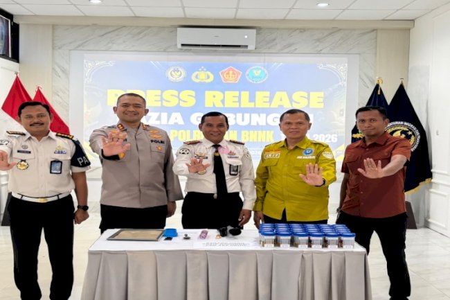 LPKA Martapura Gelar Razia Gabungan dan Sepakati PKS Kolaborasi Pengamanan