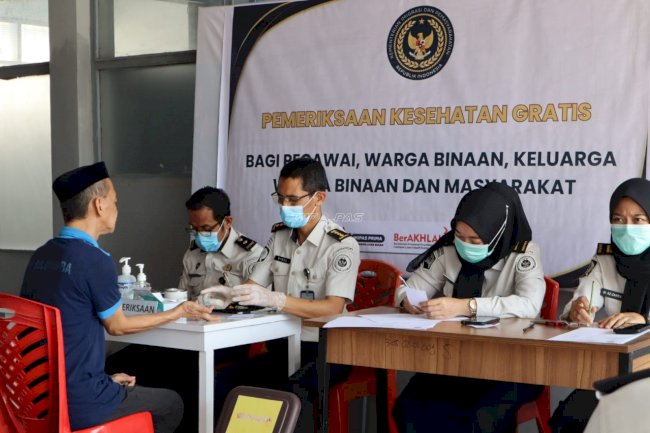 Wujudkan Layanan Kesehatan Prima, Lapas Bulukumba Gelar Pemeriksaan Kesehatan Rutin Warga Binaan