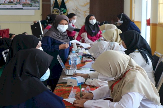 Rutan Perempuan Surabaya Gandeng Puskesmas Krembung Gelar CKG dan Skrining TBC