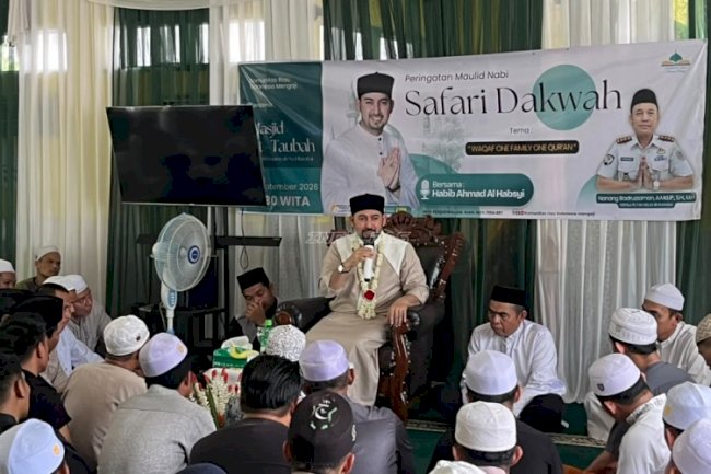 Rutan Barabai Sambut Safari Dakwah Habib Ahmad Al Habsyi Bertema “Waqaf One Family One Qur’an”
