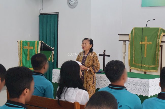 LPKA Ambon Tumbuhkan Nilai Positif Anak Binaan melalui Ibadah Rohani Kristen