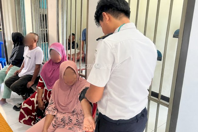 Layani Keluarga Warga Binaan, Lapas Wahai Hadirkan CKG bagi Pengunjung
