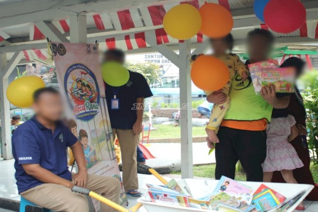 Arcarana Hadirkan Ruang Baca Ramah Anak di Area Taman Bermain Lapas Banjarmasin