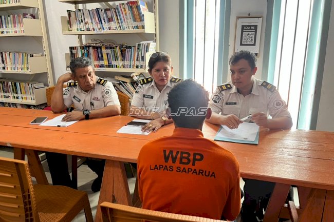 Dukung Reintegrasi Sosial, Bapas Ambon Laksanakan Litmas di Lapas Saparua dan Lapas Piru