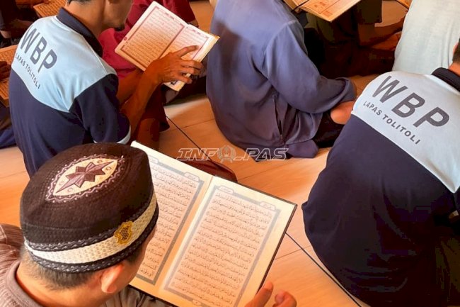 Dukung Warga Binaan Lancar Baca Al-Qur’an, Lapas Tolitoli Beri Pembelajaran Huruf Hijaiyah