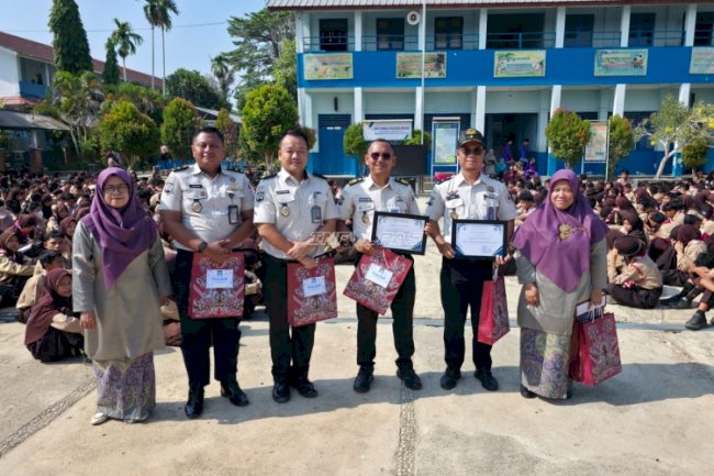 Lapas Pangkalpinang Terima Apresiasi dari SMP Negeri 2 Usai Outing Class