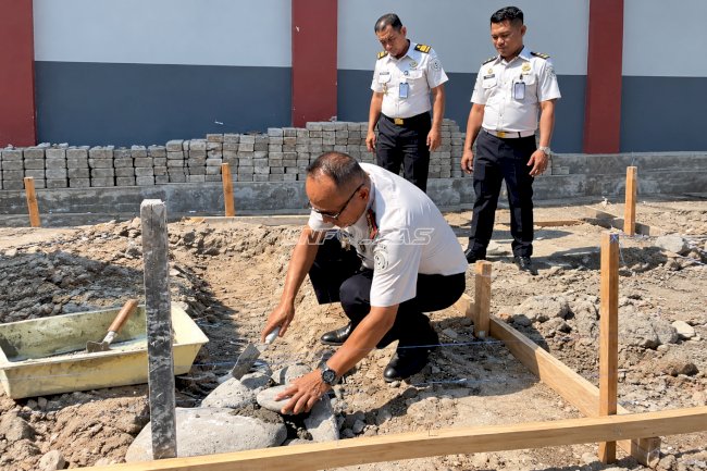 Perkuat Fasilitas Ibadah, Lapas Bulukumba Mulai Pembangunan Musala di Area Layanan Pengunjung