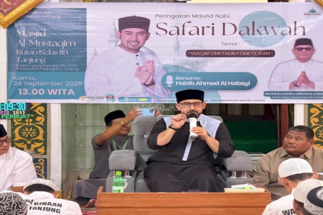 Safari Dakwah Habib Ahmad Al Habsyi Ajak Warga Binaan Rutan Tanjung Perbanyak Amal Kebaikan