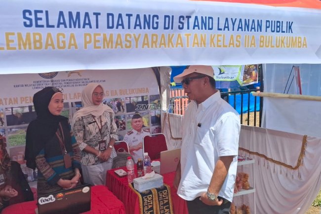 Dekatkan Informasi Layanan, Lapas Bulukumba Ikut Jambore Pelayanan Publik