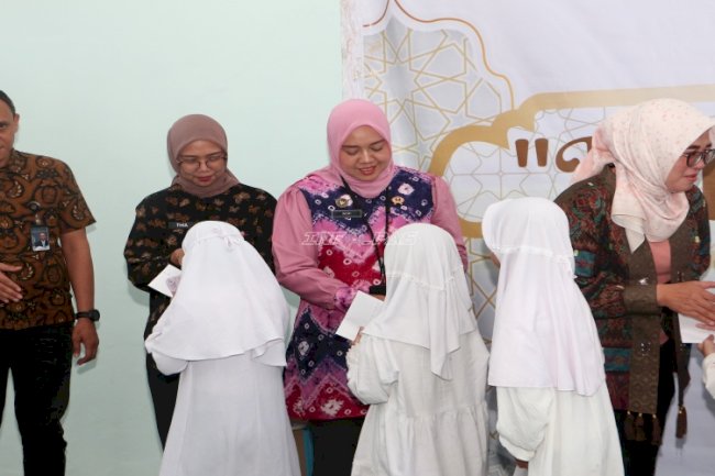 Tebar Kebaikan, Lapas Kelas I Madiun Gelar Pengajian dan Santuni Anak Yatim