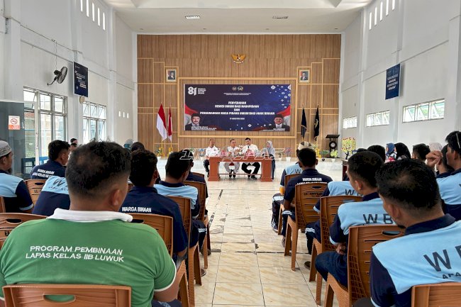 Buka Akses Pendidikan, Lapas Luwuk Sosialisasikan Program Kesetaraan bagi Warga Binaan