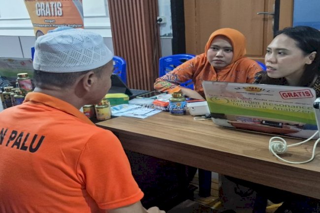 Rutan Palu Gandeng Kimia Farma Gelar CKG bagi Petugas, Warga Binaan, dan Peserta Magang
