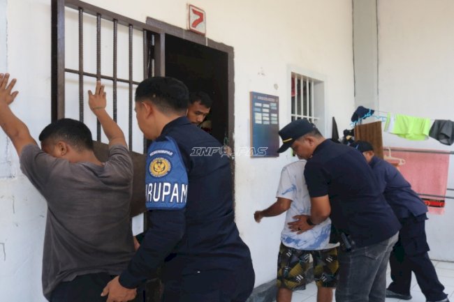 Rutan Raha Cegah Gangguan Kamtib lewat Razia Rutin Blok Hunian 