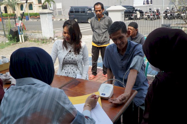 Rutan Pandeglang Layani Cek Kesehatan Gratis bagi Pengunjung dan Masyarakat 