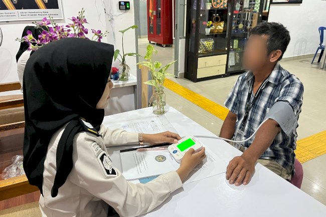 Lewat Prasetya, Lapas Perempuan Pangkalpinang Hadirkan Layanan Kesehatan Gratis bagi Pengunjung