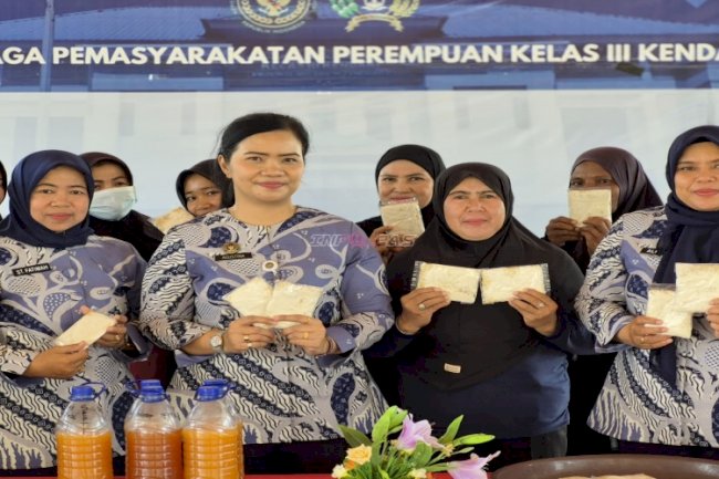 Lapas Perempuan Kendari Sukses Produksi Tempe dan Pupuk Organik