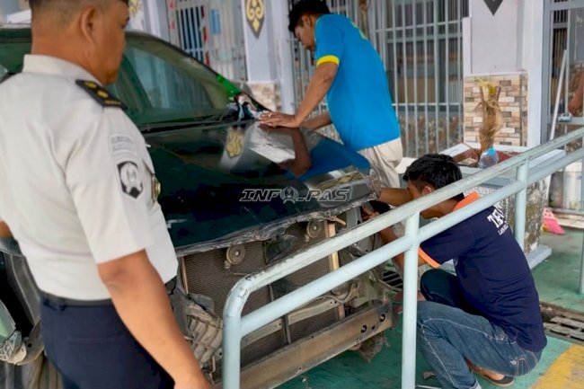Tekuni Bengkel Otomotif, Warga Binaan Lapas Kotabaru Belajar Perawatan Kendaraan