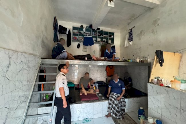 Kontrol Rutin Kamar Hunian, Lapas Mojokerto Perkuat Deteksi Dini