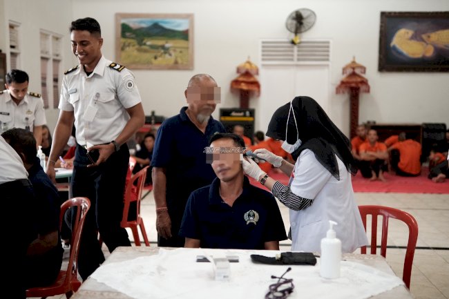Lapas Tabanan Rampungkan Pelaksanaan CKG bagi Warga Binaan dan Petugas