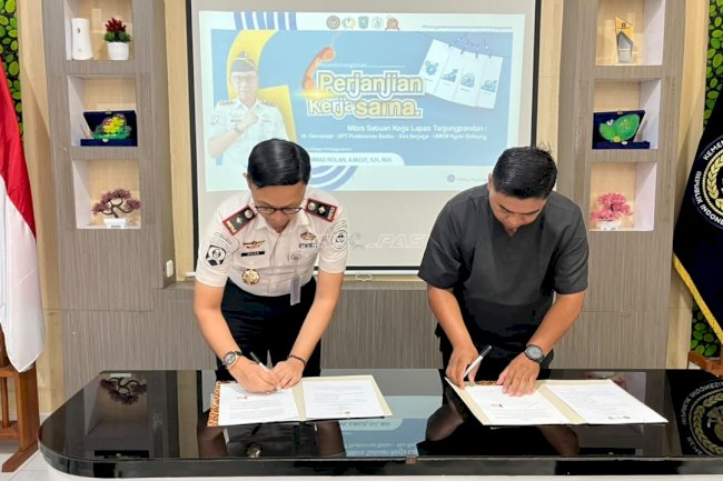 Tiga Kerja Sama, Lapas Tanjungpandan Perkuat Layanan dan Pembinaan Warga Binaan