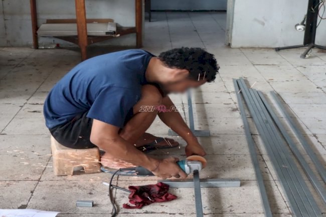Lapas Ambon Terima Pesanan Pagar Besi, Bukti Produktivitas dan Keahlian Vokasi di Bengkel Kerja