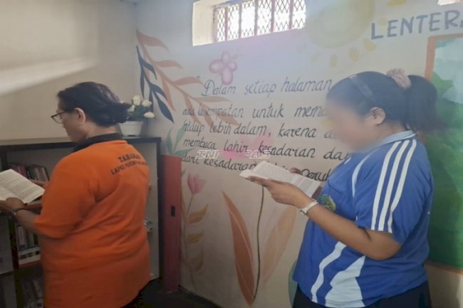 Perpustakaan Lentera Literasi Beta Puan Hadirkan Inspirasi Baru bagi Warga Binaan Lapas Perempuan Ambon 