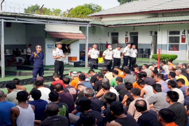 Jaga Kamtib, Lapas Banjarbaru Gelar Operasi Simpatik